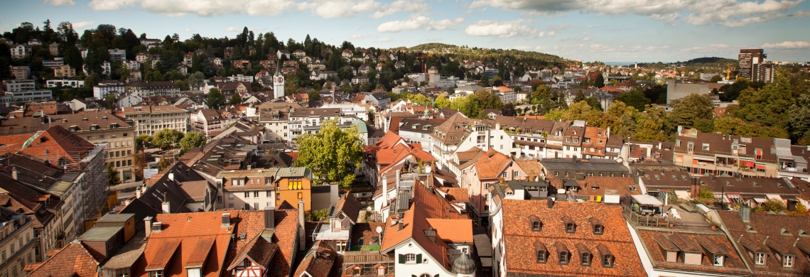 Luftaufnahme Stadt St.Gallen